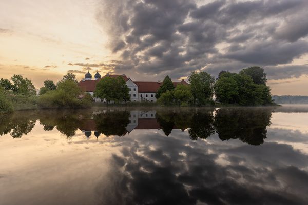 Kloster Seeon im Morgenlicht 