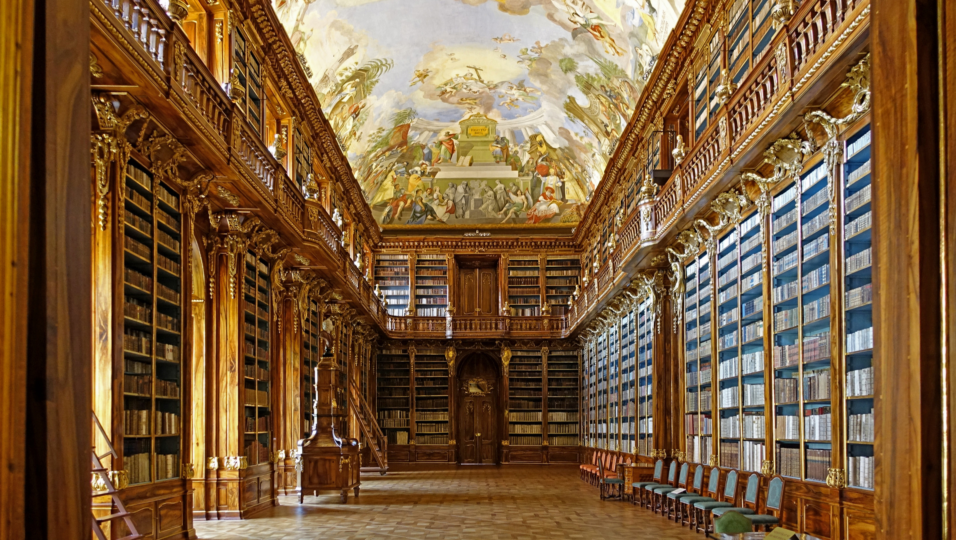 Kloster Stahov - Philosophischer Bibliotheksaal.