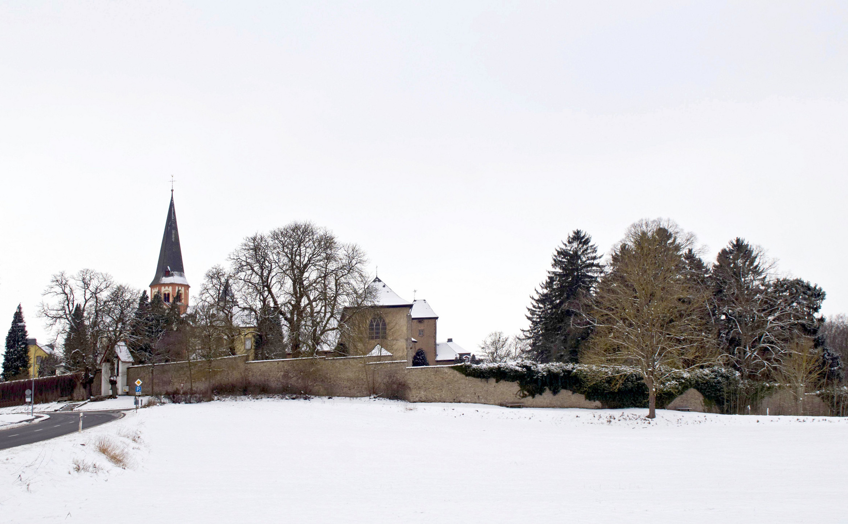 Kloster Steinfeld im Schnee