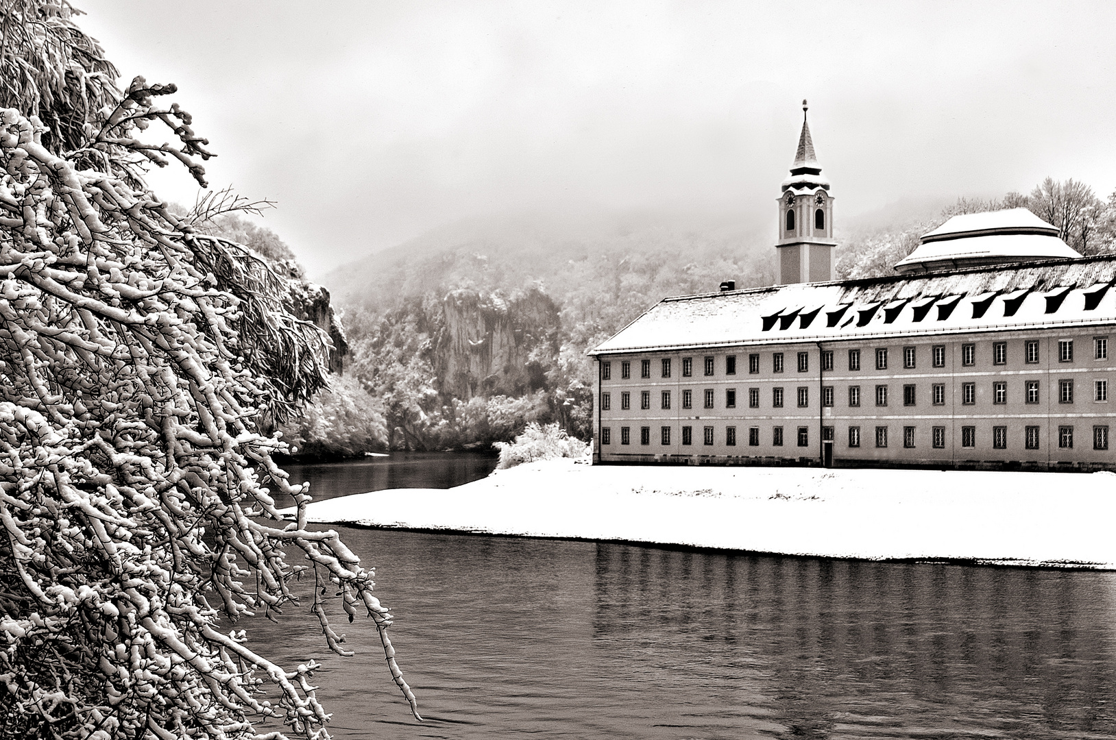 Kloster Weltenburg im Winter I