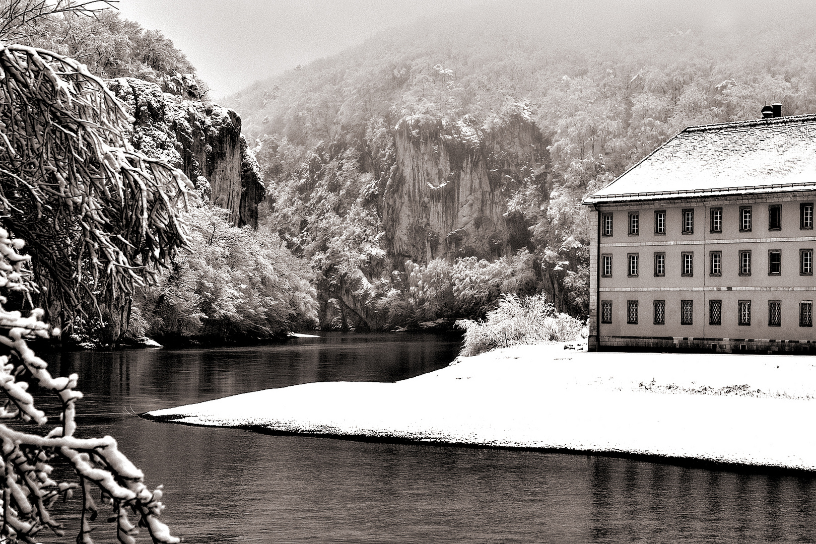 Kloster Weltenburg im Winter II