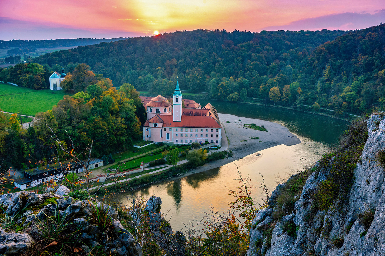 Kloster Weltenburg - wenn der Tag geht