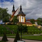 Klosteranlage Neuzelle mit Stiftskirche im Hintergrund 