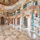 Klosterbibliothek in der Benediktinerabtei Wiblingen