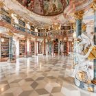 Klosterbibliothek in der Benediktinerabtei Wiblingen