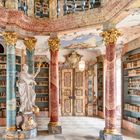 Klosterbibliothek in der Benediktinerabtei Wiblingen