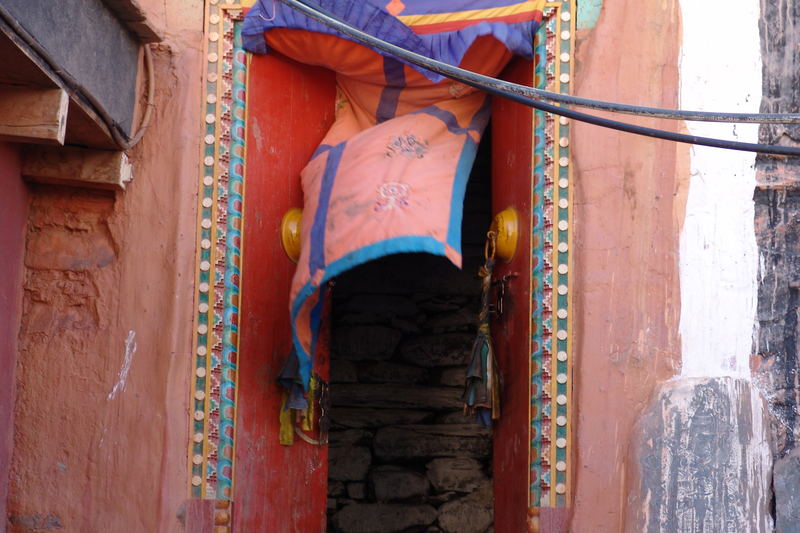 Klostereingang (750 Jahre) in Kagbeni, Mustang-Nepal