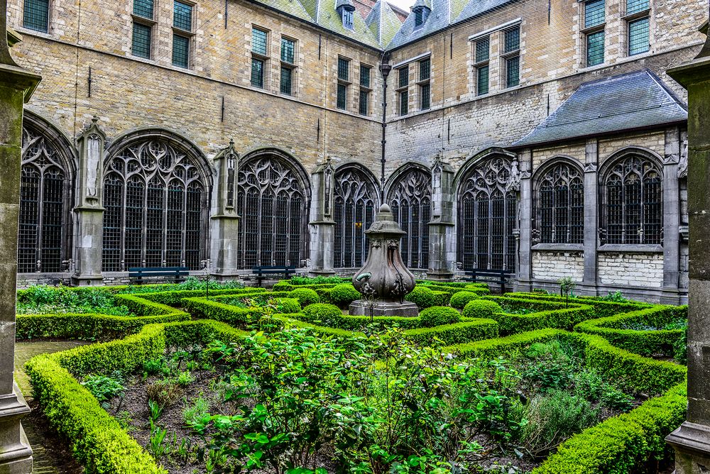 Klostergarten Abtei Middelburg Foto &amp; Bild europe
