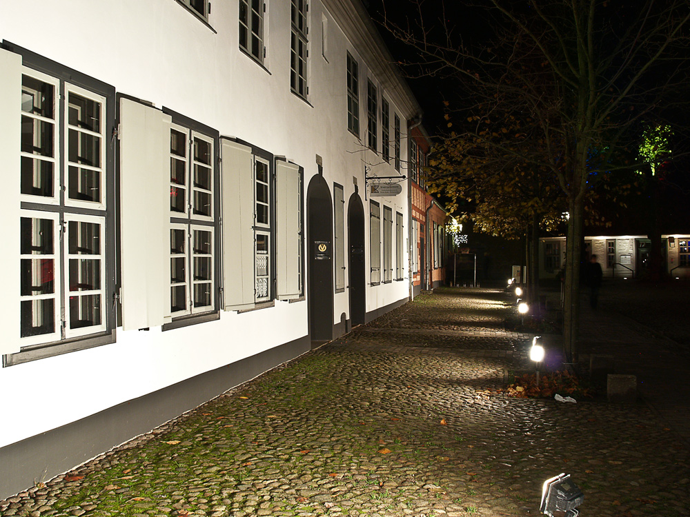 Klosterhof in Rostock bei der Lichternacht