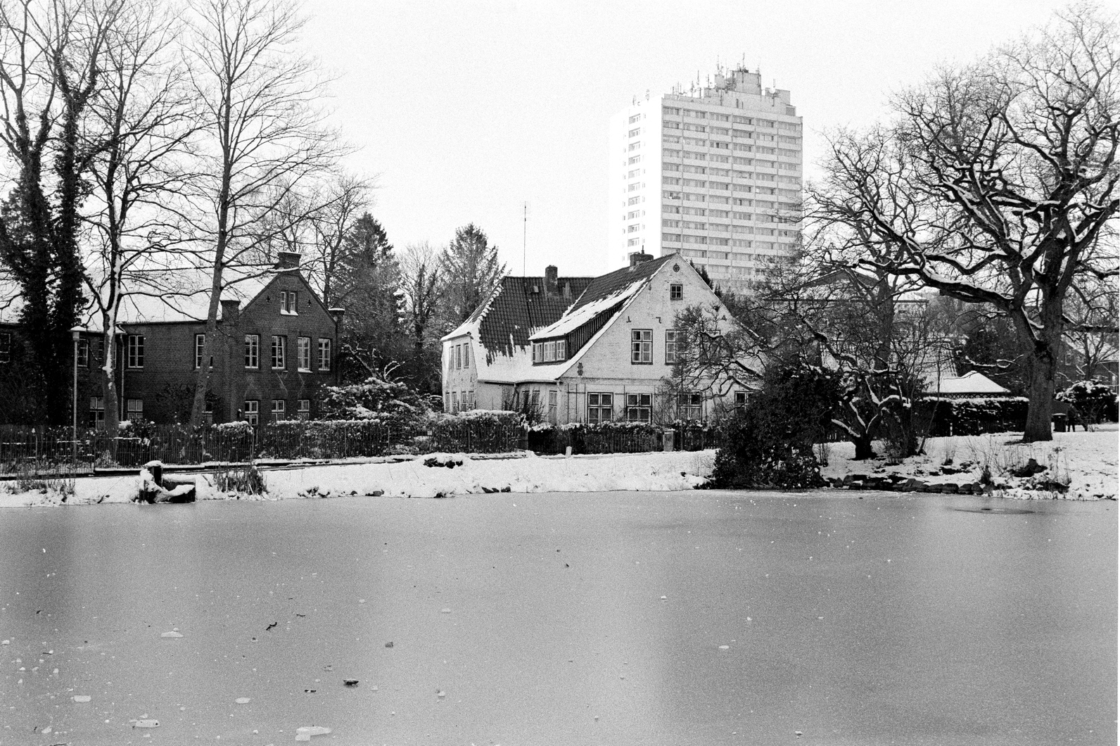 Klosterhof Itzehoe im Winter 2024 (analog) Nr. 2