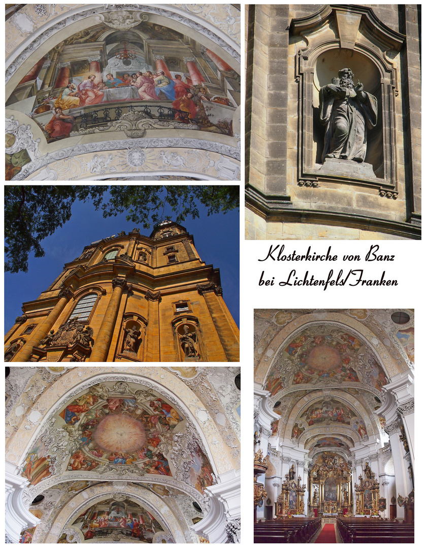 Klosterkirche Banz (Collage)