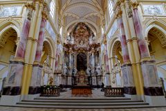 Klosterkirche Ebrach Blick in den Altarraum