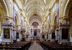 Klosterkirche Ebrach Blick zum Altar