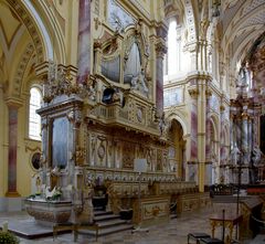 Klosterkirche Ebrach linke Chorseite