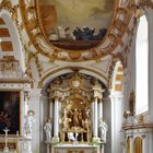 Klosterkirche Elchingen Altar des hl. Benedikt