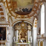 Klosterkirche Elchingen Altar des hl. Benedikt