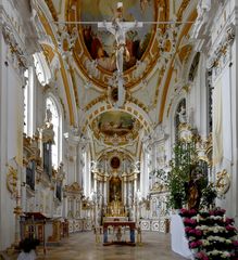 Klosterkirche Elchingen Blick in den Chor