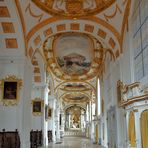 Klosterkirche Elchingen Blick ins rechte Seitenschiff