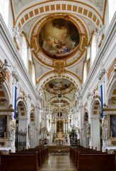 Klosterkirche Elchingen Blick zum Altar