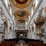 Klosterkirche Elchingen Blick zur Orgel