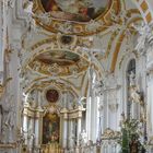 Klosterkirche Elchingen Seitenblick in den Chor