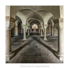 Klosterkirche Lippoldsberg " Blick in die Nonnenkrypta..."