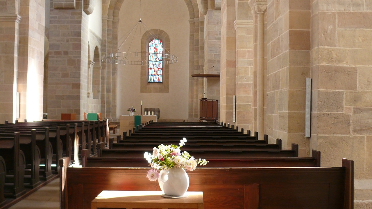 Klosterkirche Lippoldsberg (Weserbergland, Nordhessen, Gemeinde Wahlsburg)