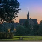 Klosterkirche Loccum im Sonnenuntergang