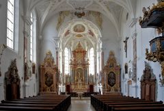 Klosterkirche Maria Medingen Blick zum Altar