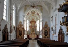 Klosterkirche Maria Medingen Blick zum Altar