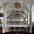 Klosterkirche Maria Medingen Blick zur Orgel