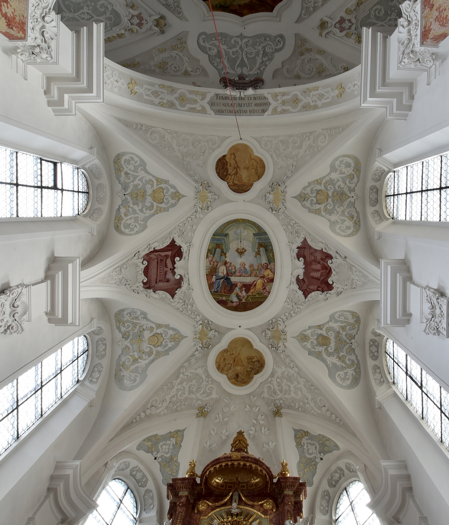 Klosterkirche Maria Medingen Decke Altarraum