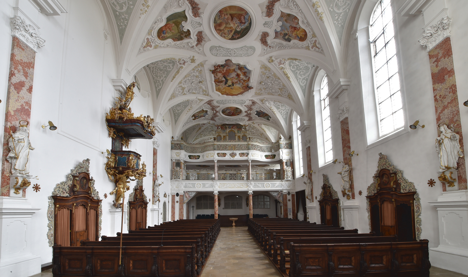 Klosterkirche Maria Medingen Innenimpression