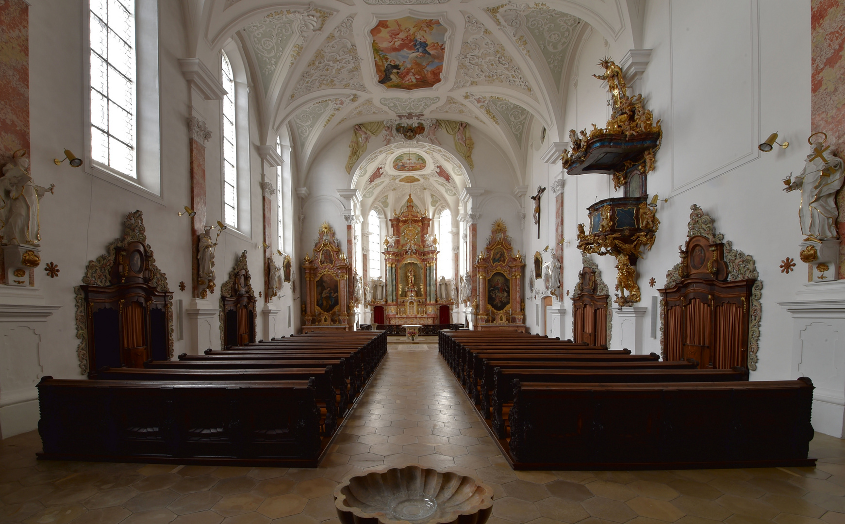 Klosterkirche Maria Medingen Innenraum