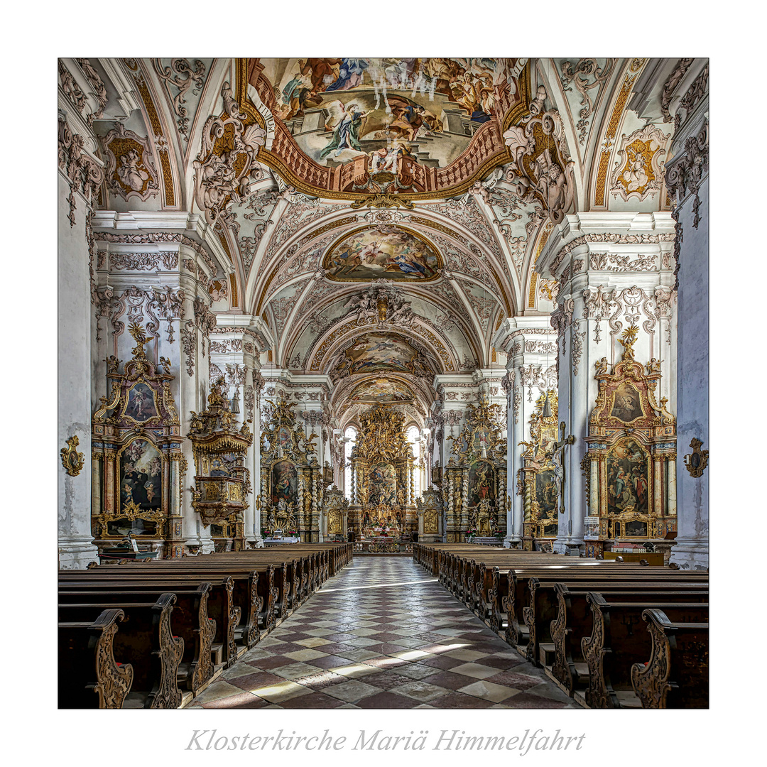 Klosterkirche Mariä Himmelfahrt - Aldersbach " Gott zu Gefallen ..."