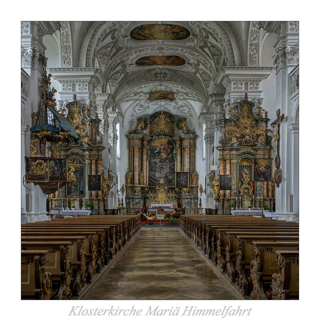 Klosterkirche Mariä Himmelfahrt (Irsee) " Gott zu Gefallen..."