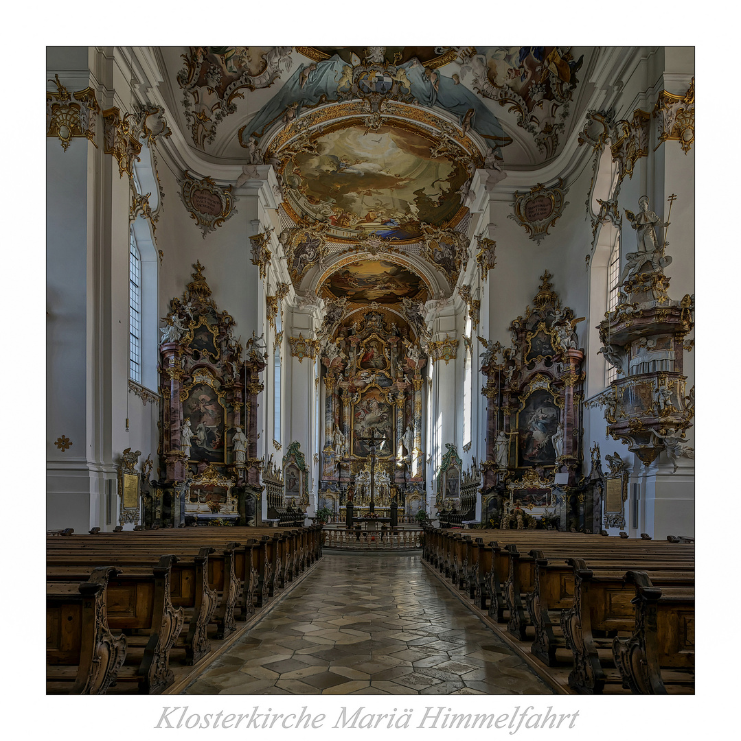 Klosterkirche Mariä Himmelfahrt (Roggenburg) " Gott zu Gefallen..."