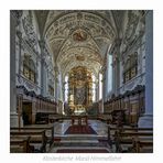 Klosterkirche Mariä Himmelfahrt - Wettenhausen in Kammeltal " Gott zu Gefallen ..."