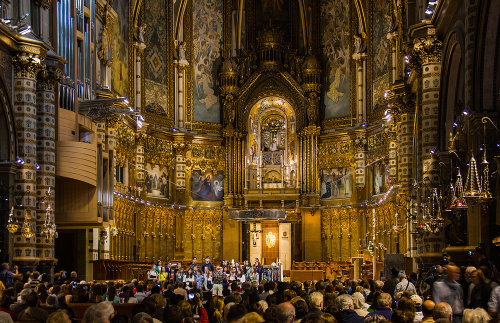 Klosterkirche Montserrat bei Barcelona