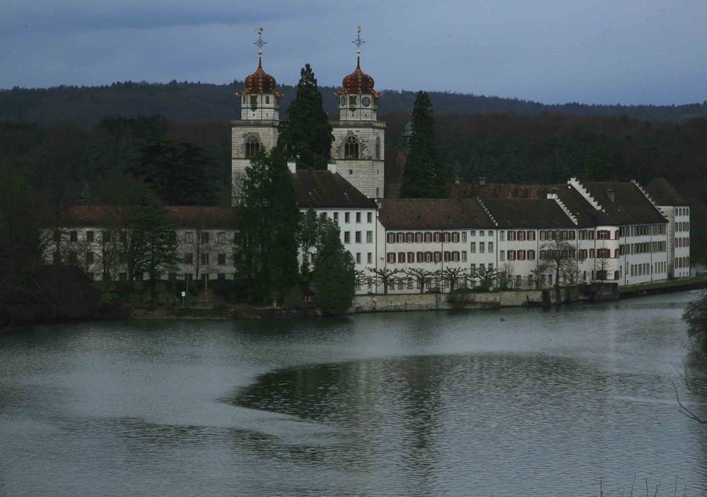 Klosterkirche Rheinau Abendstimmung