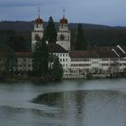 Klosterkirche Rheinau Abendstimmung