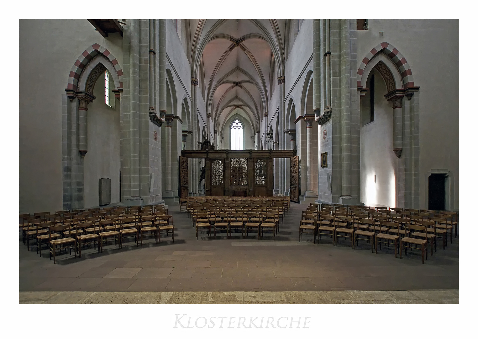 Klosterkirche Riddagshausen " Blick vom Chorraum..."