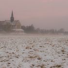 Klosterkirche Riddagshausen/ Braunschweig im Morgennebel