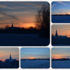 Klosterkirche Riddagshausen im Sonnenuntergang