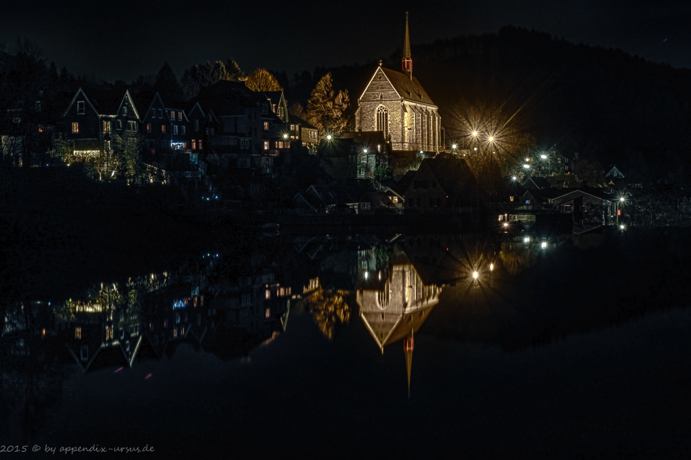 Klosterkirche Sankt Maria Magdalena bei Nacht
