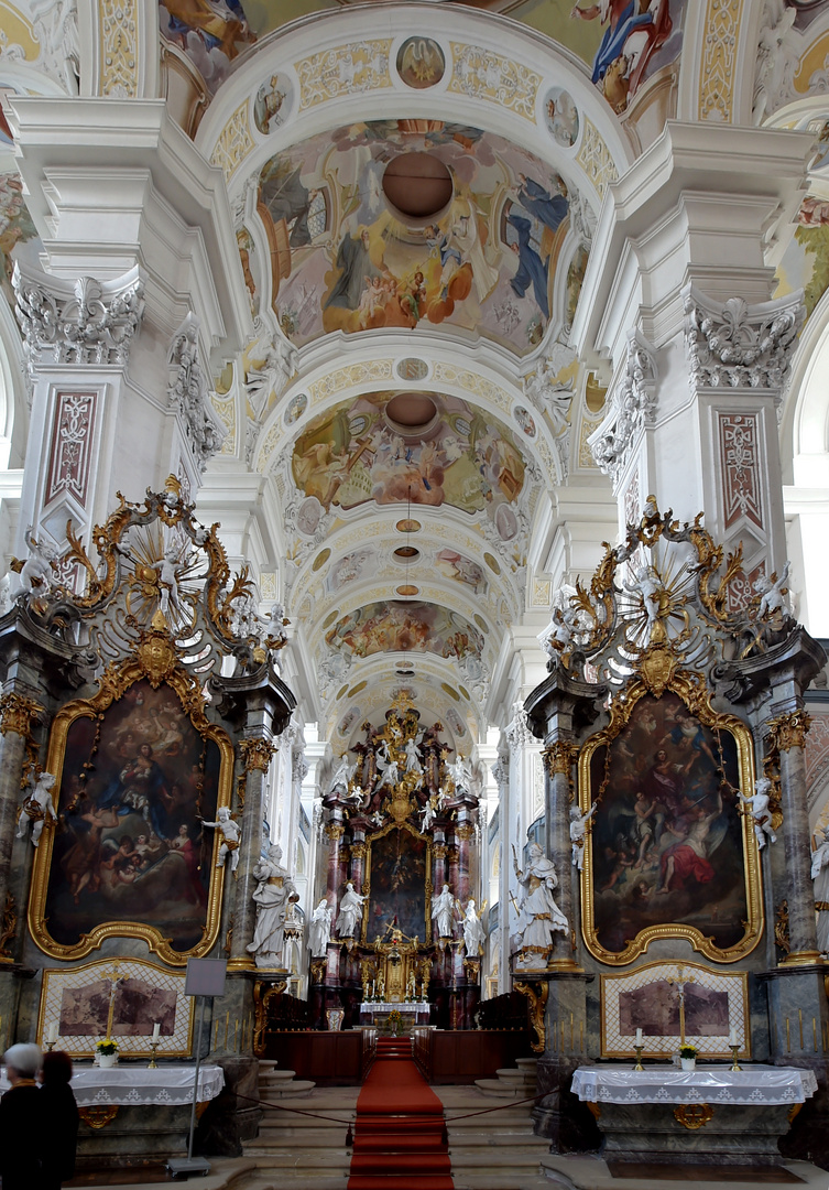 Klosterkirche Schöntal Blick durch den Chor