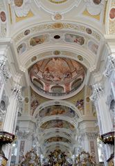 Klosterkirche Schöntal Blick übers Gitter