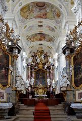 Klosterkirche Schöntal Blick zum Altar