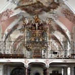 Klosterkirche St. Bernhard (Wald) Aichgasser-Orgel auf der Nonnenempore