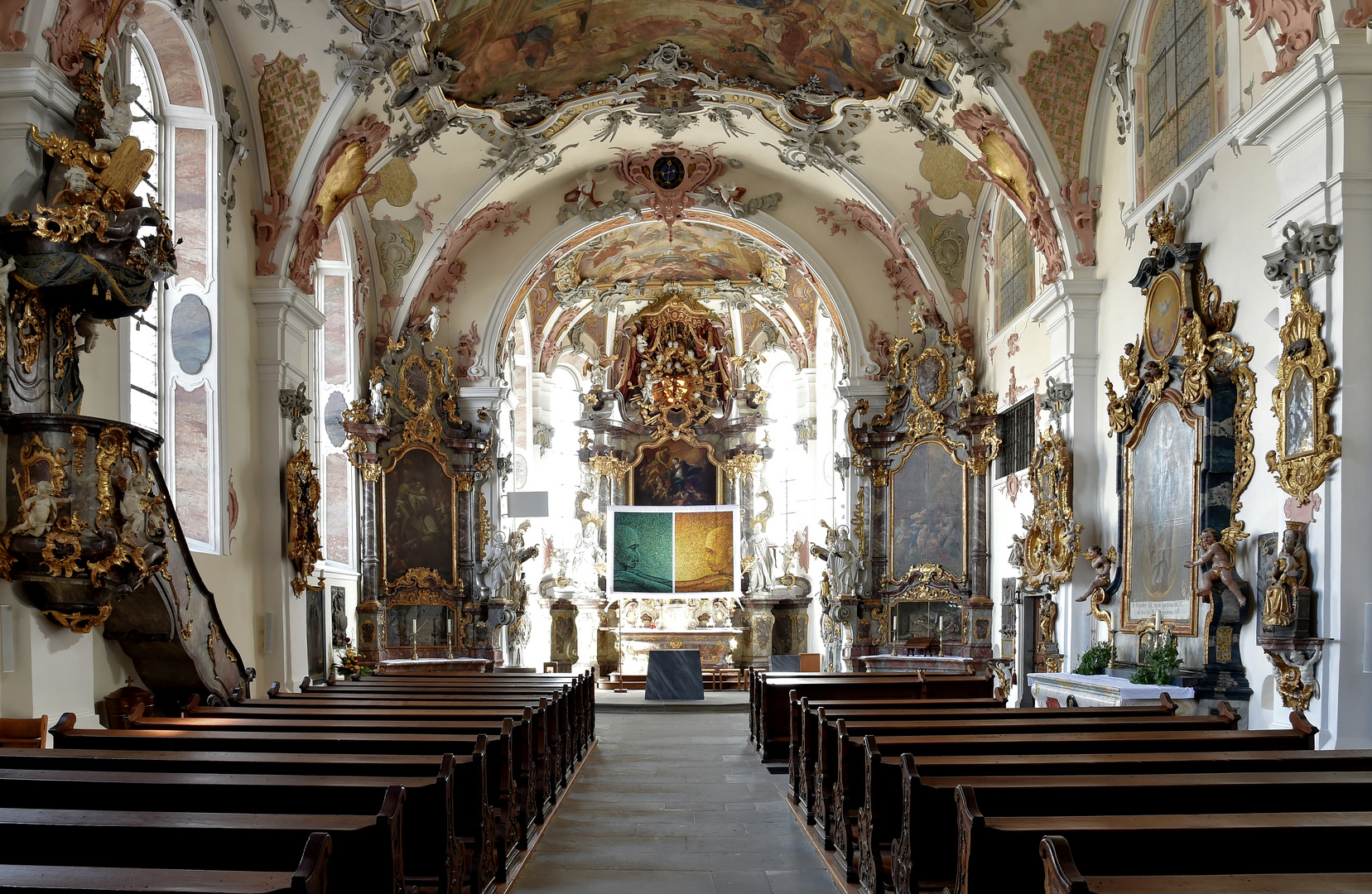 Klosterkirche St. Bernhard (Wald) Innenraum